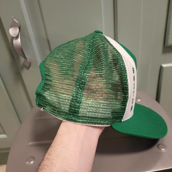 VTG 70s 80s Boston Celtics NBA AJD Lucky Stripes USA Made Snapback Mesh Hat Cap - Picture 5 of 10